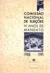 Imagem da capa da publicação CNE - IV Anos de Mandato: 1988-1991