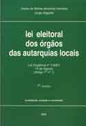 Capa da publicação Lei Eleitoral dos Órgãos das Autarquias Locais (anotada e comentada - 2005) Imagem da capa da publicação Lei Eleitoral dos Órgãos das Autarquias Locais (anotada e comentada - 2005)