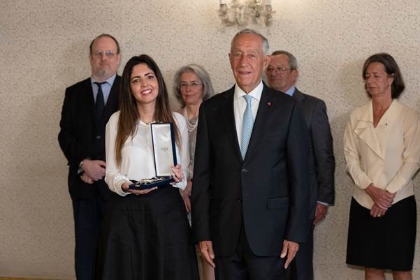 Condecoração de Jorge Ferreira Migueis, a título póstumo, com o grau de Comendador da Ordem do Infante D. Henrique