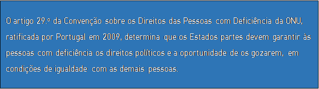 artigo 29º da convenção sobre os direitos da pessoa com deficiência da ONU.