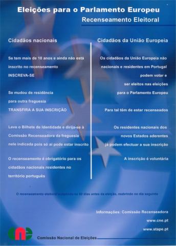 Cartaz - Parlamento Europeu/2004