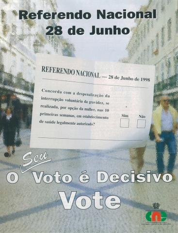 Anúncio de imprensa - Referendo Nacional de 28.06.1998