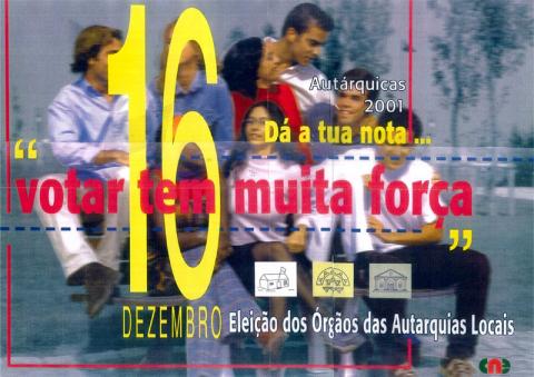 Cartaz - Eleição das Autarquias Locais - AL/2001